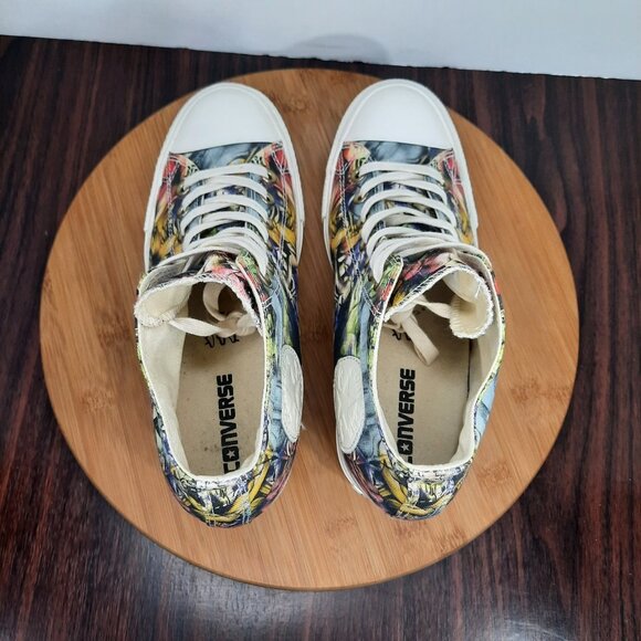 Converse Chuck Taylor All Star Lux Womens 10 Shoes Floral Print Hidden Wedge - Picture 9 of 10